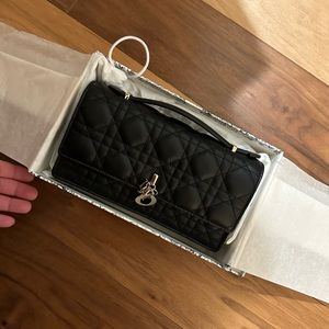 Dior clutch top handle